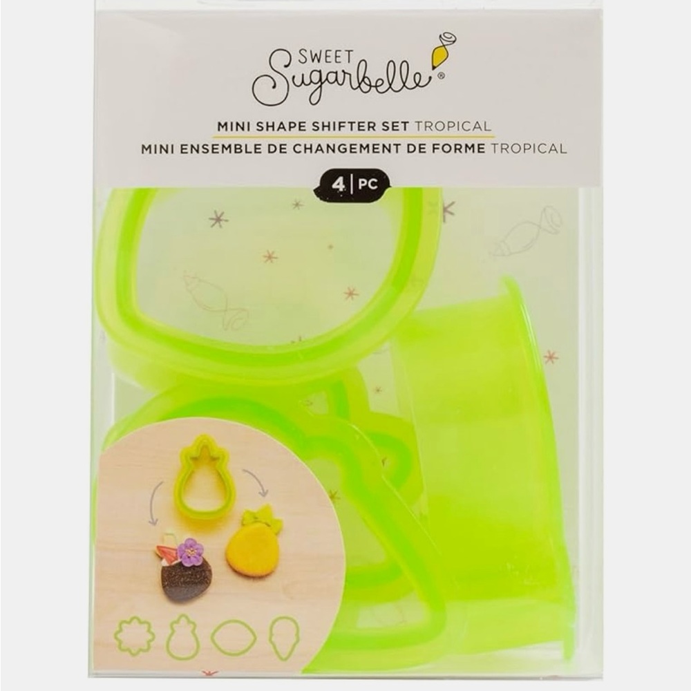 AMC Sugarbelle Cookie Cutter Mini Tropical Fruit 4pc